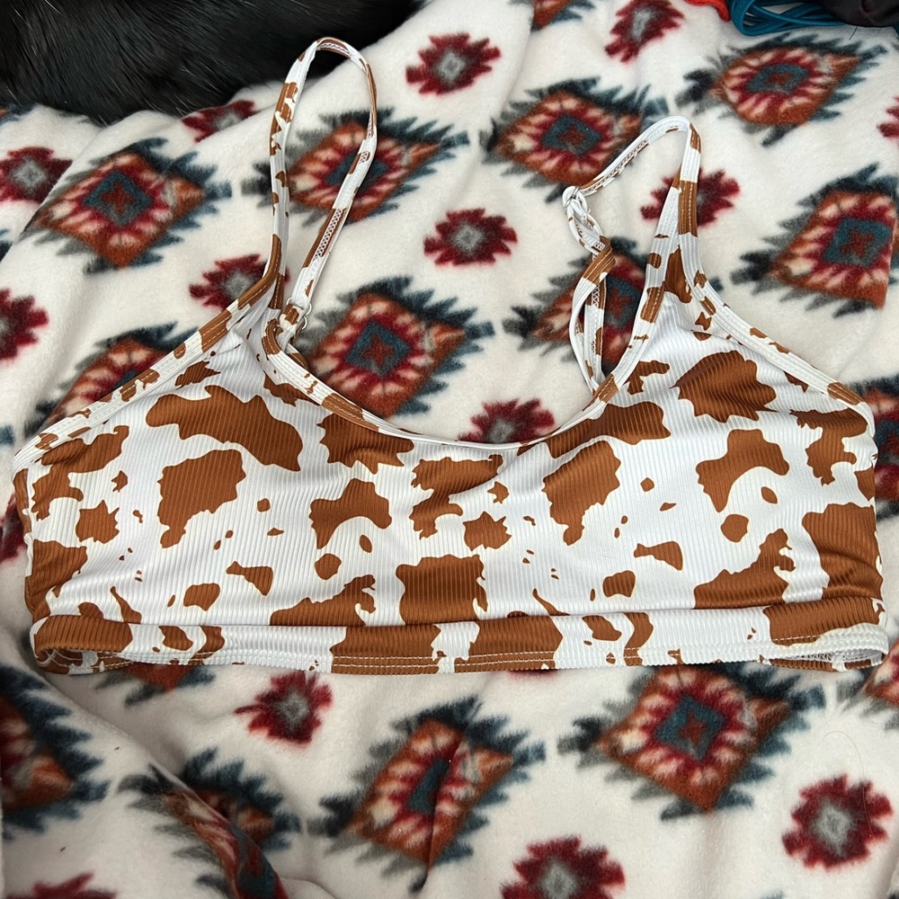 Cow swim top